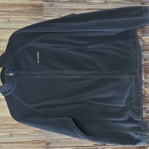 Columbia Dark Blue Fleece Jacket Size L